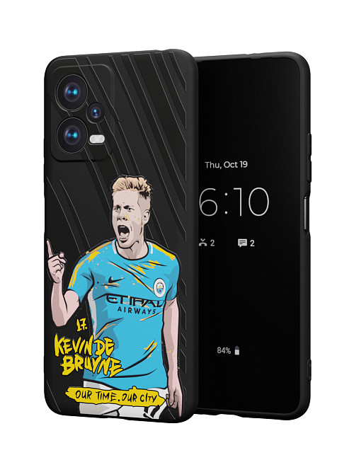 Силиконовый чехол для Xiaomi Redmi Note 12 (5G) "NOVEL: Kevin de Bruyne"