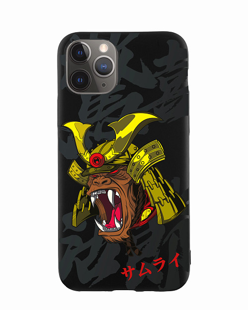 Силиконовый чехол для Apple iPhone 11 Pro "Samurai Kong"