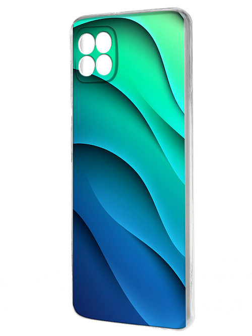 Силиконовый чехол для Samsung Galaxy A22S (5G) Лазурные волны