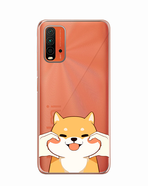 Силиконовый чехол для Xiaomi Redmi 9T "Пухлые щёчки"