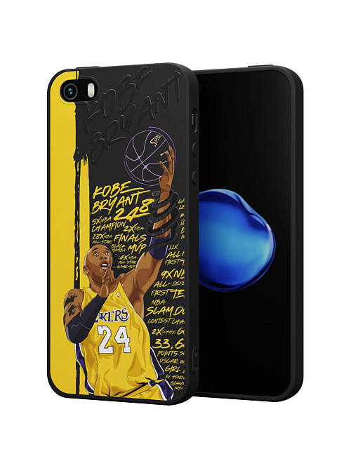 Силиконовый чехол для Apple iPhone SE (2016) "NOVEL: Kobe Bryant"