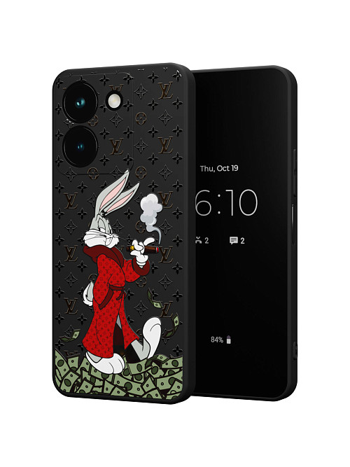 Силиконовый чехол для Vivo Y36 (4G) "NOVEL: Багз Банни Louis Vuitton"