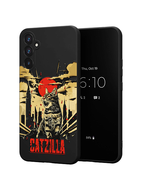 Силиконовый чехол для Samsung Galaxy A34 (5G) "Catzilla"