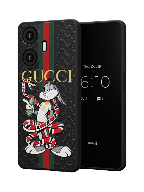 Силиконовый чехол для Realme C55 "NOVEL: Багз Банни Gucci"