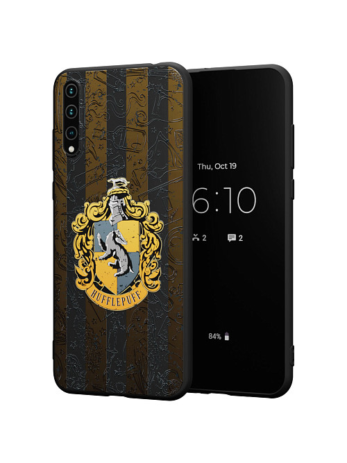 Силиконовый чехол для Huawei Y8p "NOVEL: Пуффендуй"