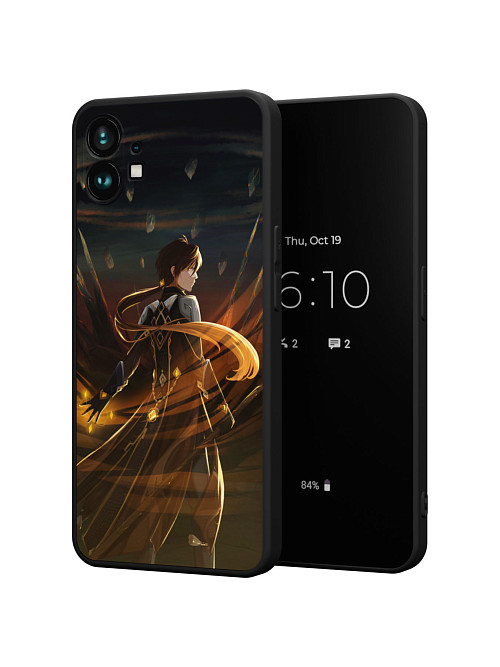 Силиконовый чехол для Nothing Phone 1 "Genshin Impact: Чжун Ли"