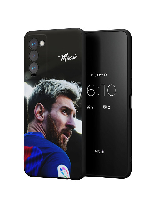 Силиконовый чехол для Tecno Camon 18 "Lionel Messi"