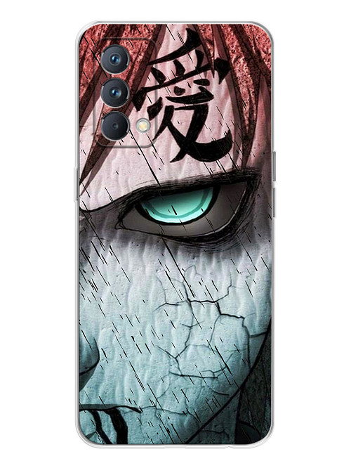 Силиконовый чехол для realme GT Master Edition Naruto Shippuden - Gaara grimm face