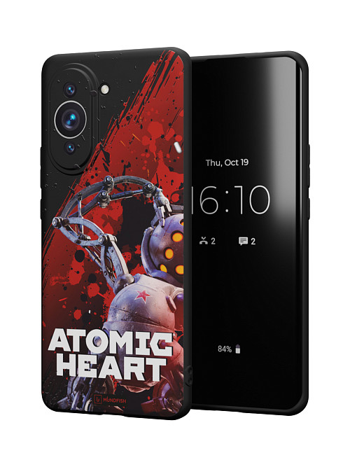 Силиконовый чехол для Huawei Nova 10 "Atomic Heart: Беляш (МА-9)"