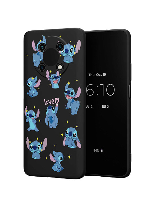 Силиконовый чехол для Huawei Nova Y90 "NOVEL: Stitch love"