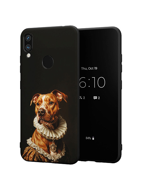Силиконовый чехол для Xiaomi Redmi Note 7 "Собака аристократ"