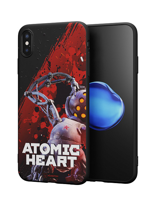 Силиконовый чехол для Apple iPhone Xs Max "Atomic Heart: Беляш (МА-9)"