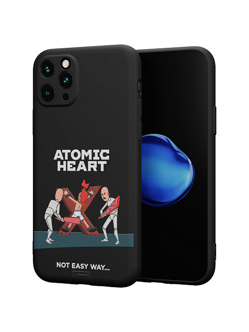 Силиконовый чехол для Apple iPhone 11 Pro "Atomic Heart: Not Easy Way"