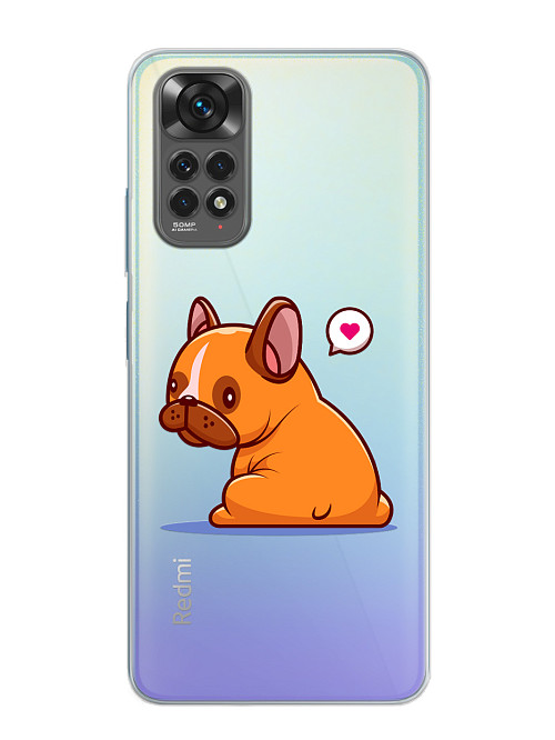 Силиконовый чехол для Xiaomi Redmi Note 11S (4G) Мечта собаки