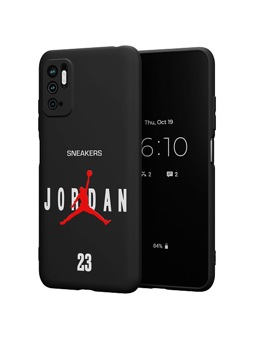 Силиконовый чехол для Poco M3 Pro "NOVEL: Джордан 23"