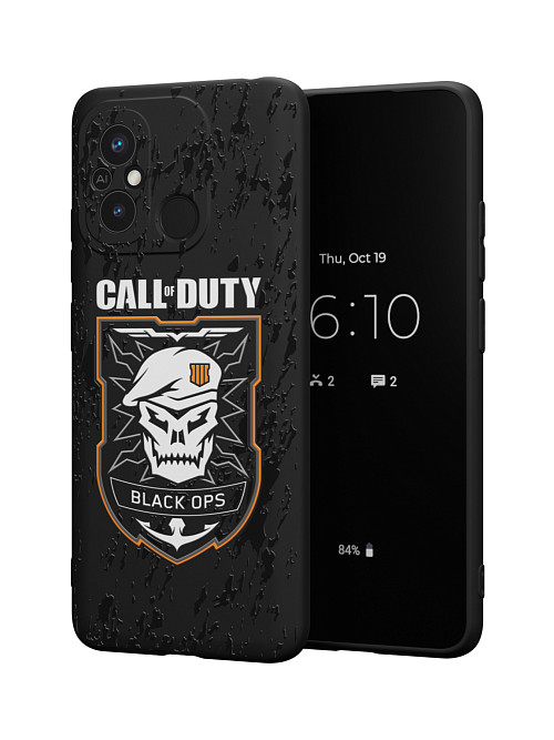 Силиконовый чехол для Poco C55 "NOVEL: Call of Duty"