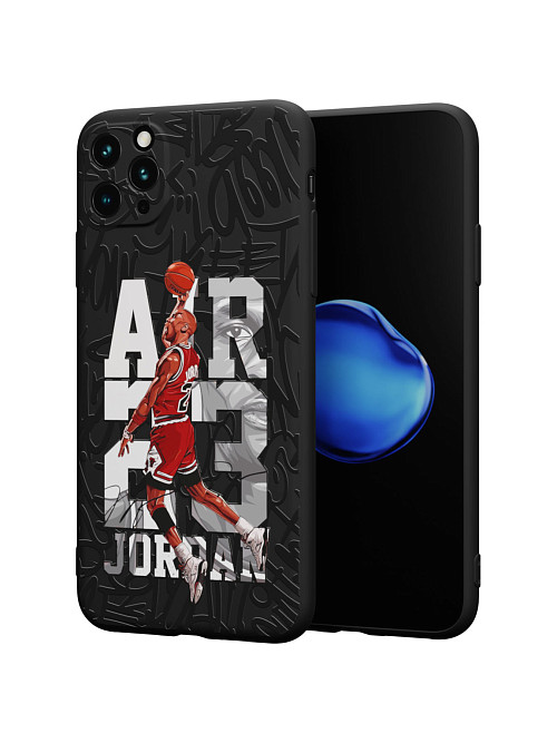 Силиконовый чехол для Apple iPhone 11 Pro Max "NOVEL: Jordan 23"