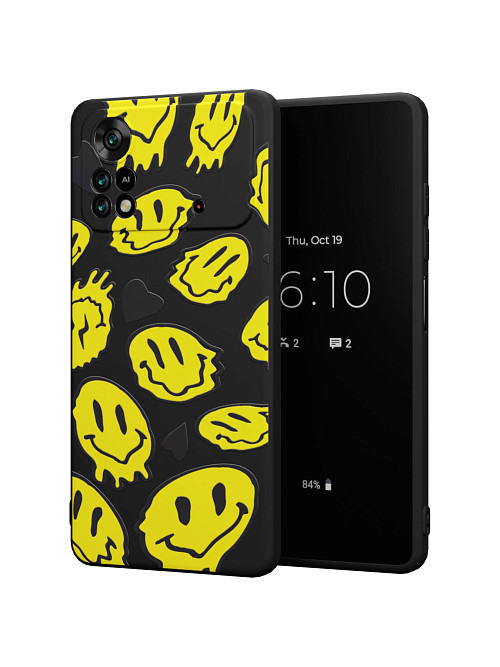 Силиконовый чехол для Poco X4 Pro (5G) "Smile"