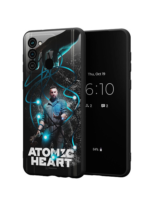 Силиконовый чехол для Tecno Spark 8C "Atomic Heart: ХРАЗ"