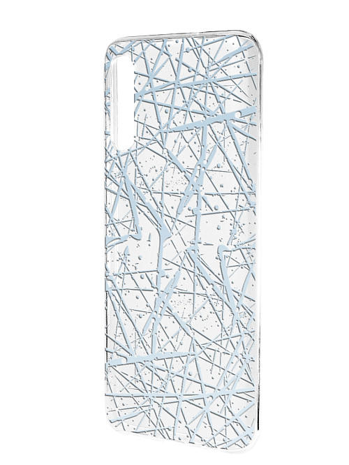 Силиконовый чехол для Samsung Galaxy A50S "Белая паутина"