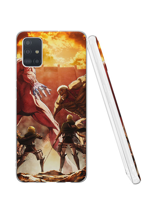 Силиконовый чехол для Samsung Galaxy A51 (4G) "AOT: Эрен и Атакующий" Силиконовый чехол для Samsung Galaxy A51 (4G) "AOT: Эрен и Атакующий"
