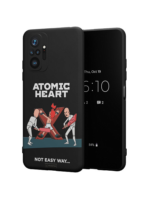 Силиконовый чехол для Xiaomi Redmi Note 10 Pro "Atomic Heart: Not Easy Way"