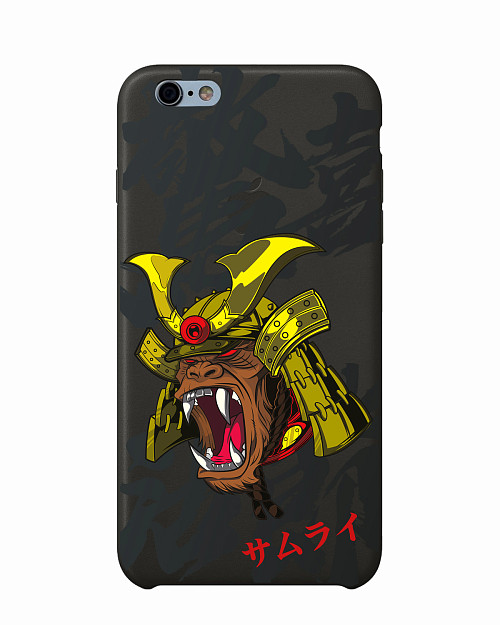 Силиконовый чехол для Apple iPhone 6S Samurai Kong