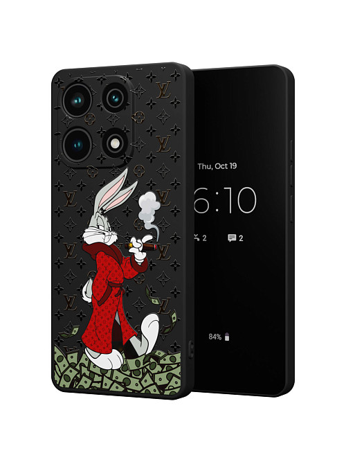 Силиконовый чехол для Xiaomi Redmi Note 13 (4G) "NOVEL: Багз Банни Louis Vuitton"