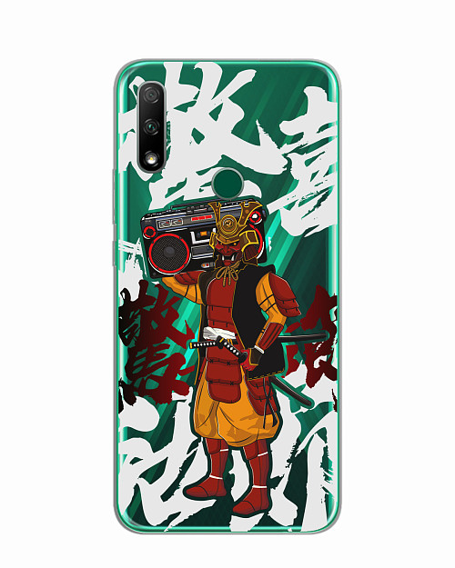 Силиконовый чехол для Huawei Y9 Prime (2019) "Hip-hop Samurai"