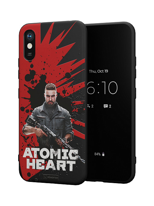 Силиконовый чехол для Xiaomi Redmi 9A "Atomic Heart: Майор Нечаев"