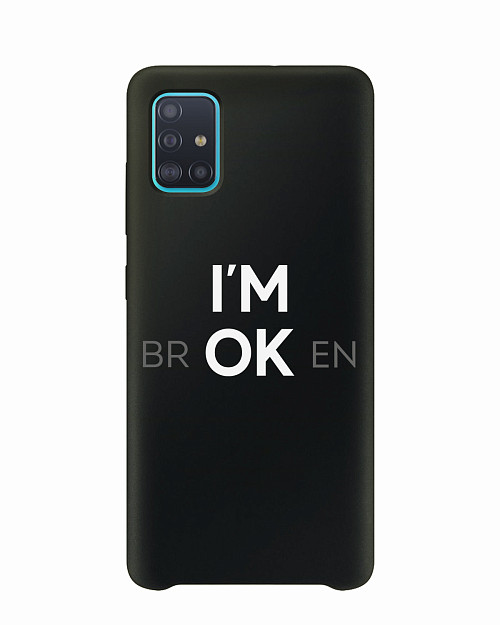 Силиконовый чехол для Samsung Galaxy A51 (4G) "I’m OK"