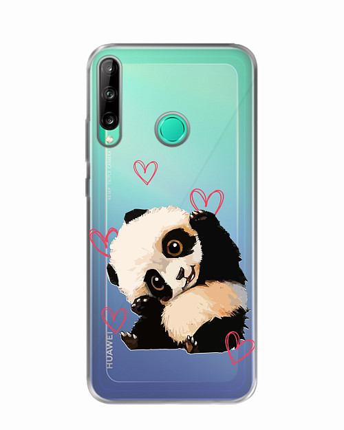 Силиконовый чехол для Huawei P40 Lite E Милая панда