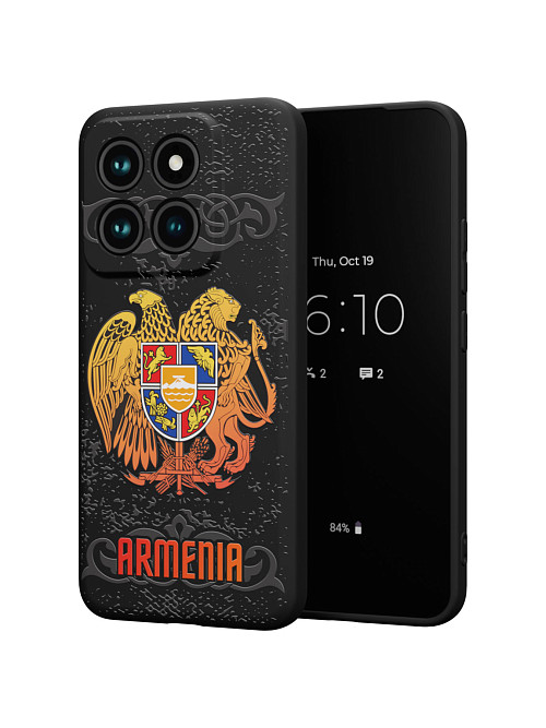 Силиконовый чехол для Xiaomi 14 Pro "Герб Армении"