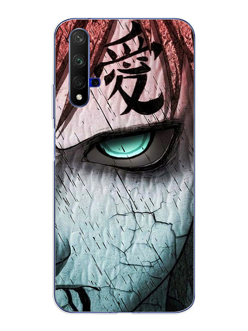 Силиконовый чехол для Honor 20 Naruto Shippuden - Gaara grimm face