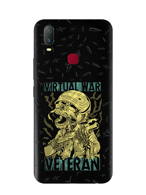 Силиконовый чехол для Vivo Y11 Ветеран виртуальной войны