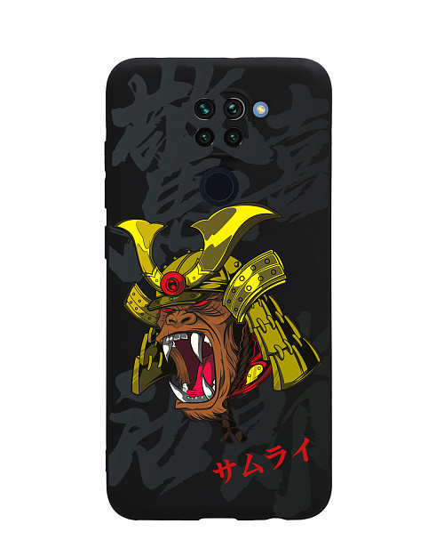 Силиконовый чехол для Xiaomi Redmi Note 9 "Samurai Kong"