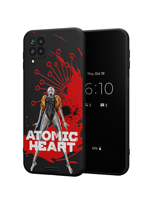 Силиконовый чехол для Samsung Galaxy A12 (4G) "Atomic Heart: Правая близняшка"