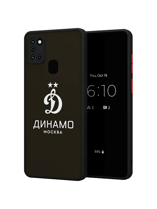 Противоударный чехол для Samsung Galaxy A21s "Динамо: Динамо Москва"