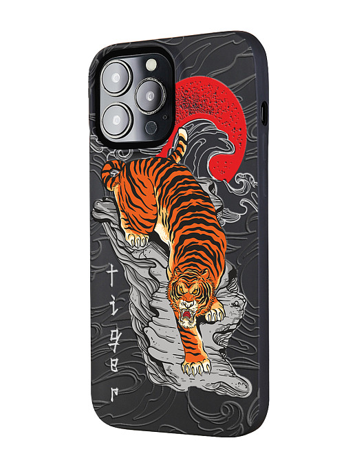 Силиконовый чехол для Apple iPhone 13 Pro Max Китайский тигр