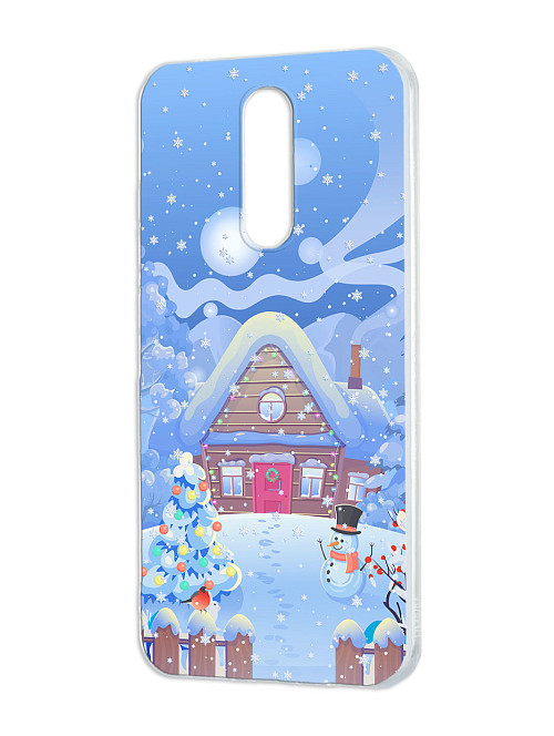 Силиконовый чехол для Xiaomi Redmi 8 Снежный дом