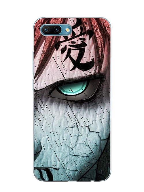 Силиконовый чехол для Honor 10 Naruto Shippuden - Gaara grimm face