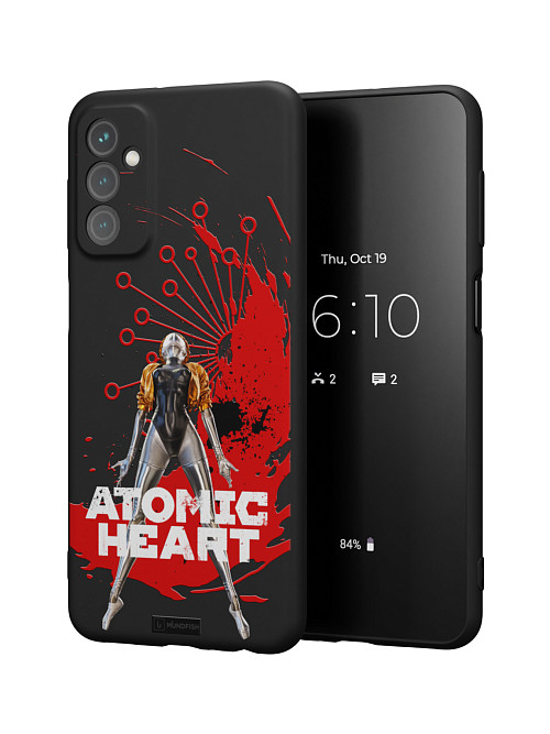 Силиконовый чехол для Samsung Galaxy M23 (5G) "Atomic Heart: Правая близняшка"