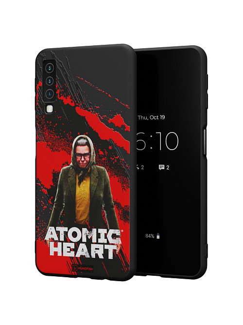 Силиконовый чехол для Samsung Galaxy A7 (2018) "Atomic Heart: Баба Зина"