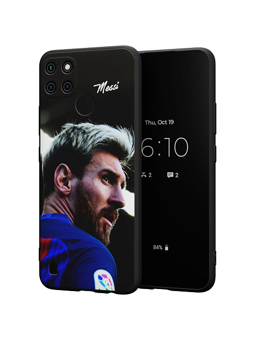 Силиконовый чехол для realme C25Y "Lionel Messi"