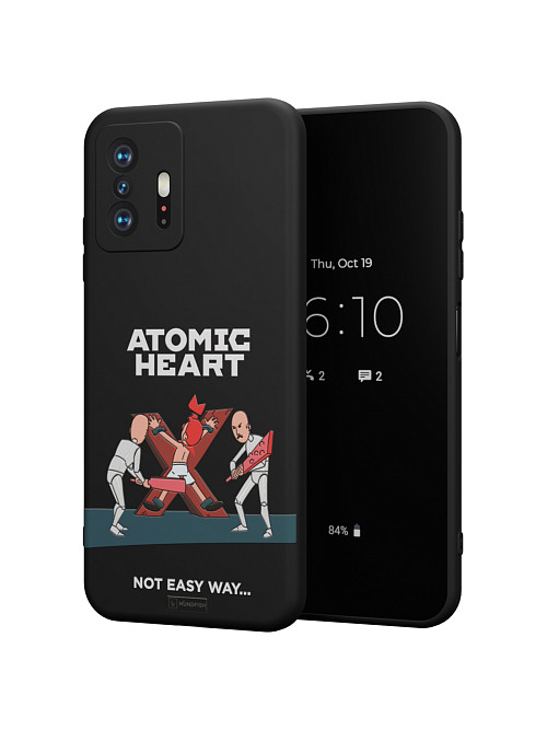 Силиконовый чехол для Xiaomi 11T "Atomic Heart: Not Easy Way"