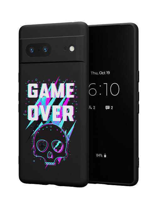 Силиконовый чехол для Google Pixel 7 "Game over"