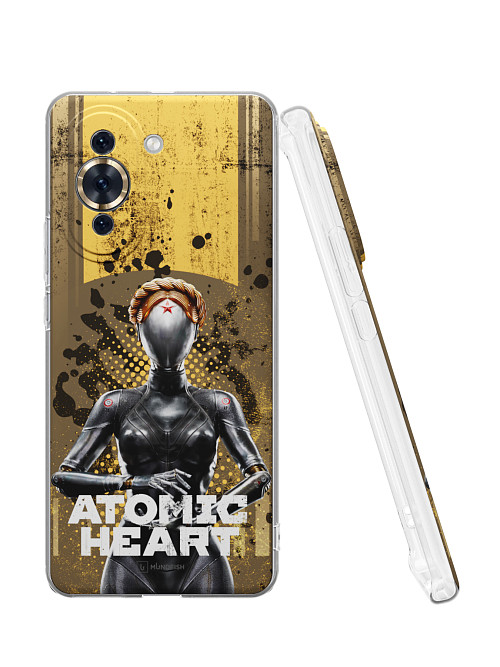 Силиконовый чехол для Huawei Nova 10 "Atomic Heart: Левая близняшка"