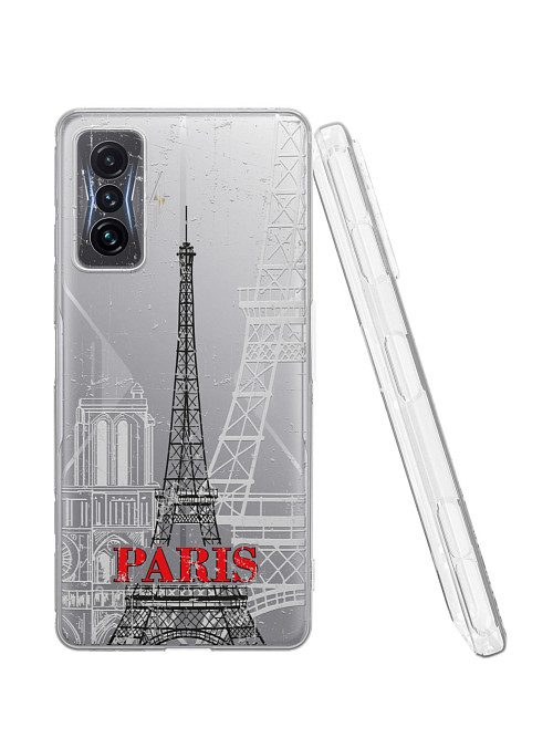 Силиконовый чехол для Xiaomi Redmi K50 Gaming Edition "Париж"