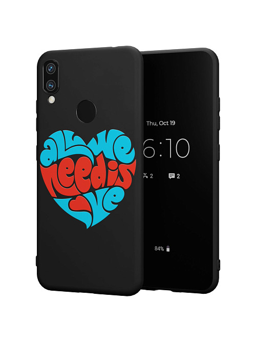 Силиконовый чехол для Xiaomi Redmi Note 7 Pro "All we needs love"