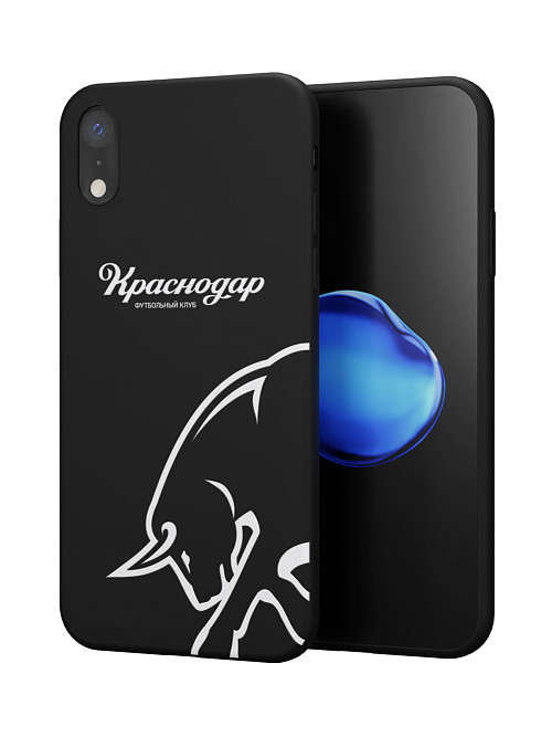 Силиконовый чехол для Apple iPhone Xr "Краснодар: Бык"